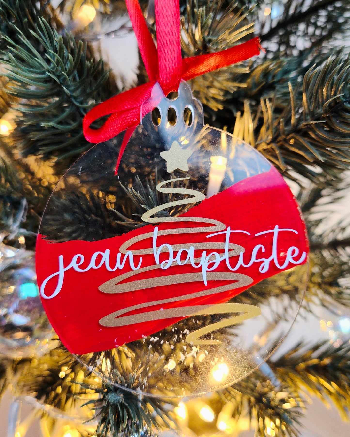 Boules de Noël acrylique