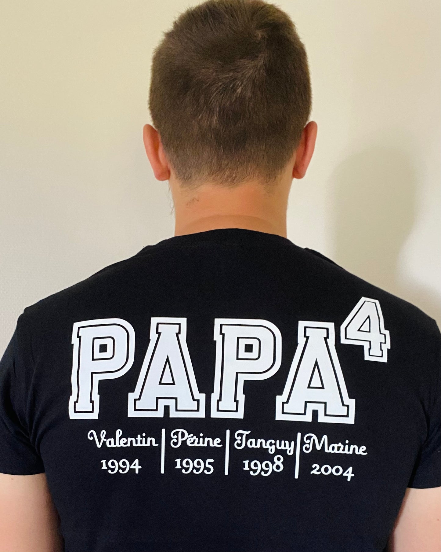 T-Shirt personnalisable papa 🩵
